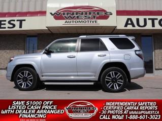 Used 2018 Toyota 4Runner LIMITED V6 4X4, NAV ,ROOF, LEATHER, FLAWLESS/65KMS for sale in Headingley, MB