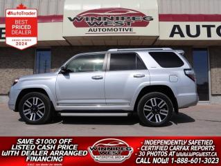 Used 2018 Toyota 4Runner LIMITED V6 4X4, NAV ,ROOF, LEATHER, FLAWLESS/65KMS for sale in Headingley, MB