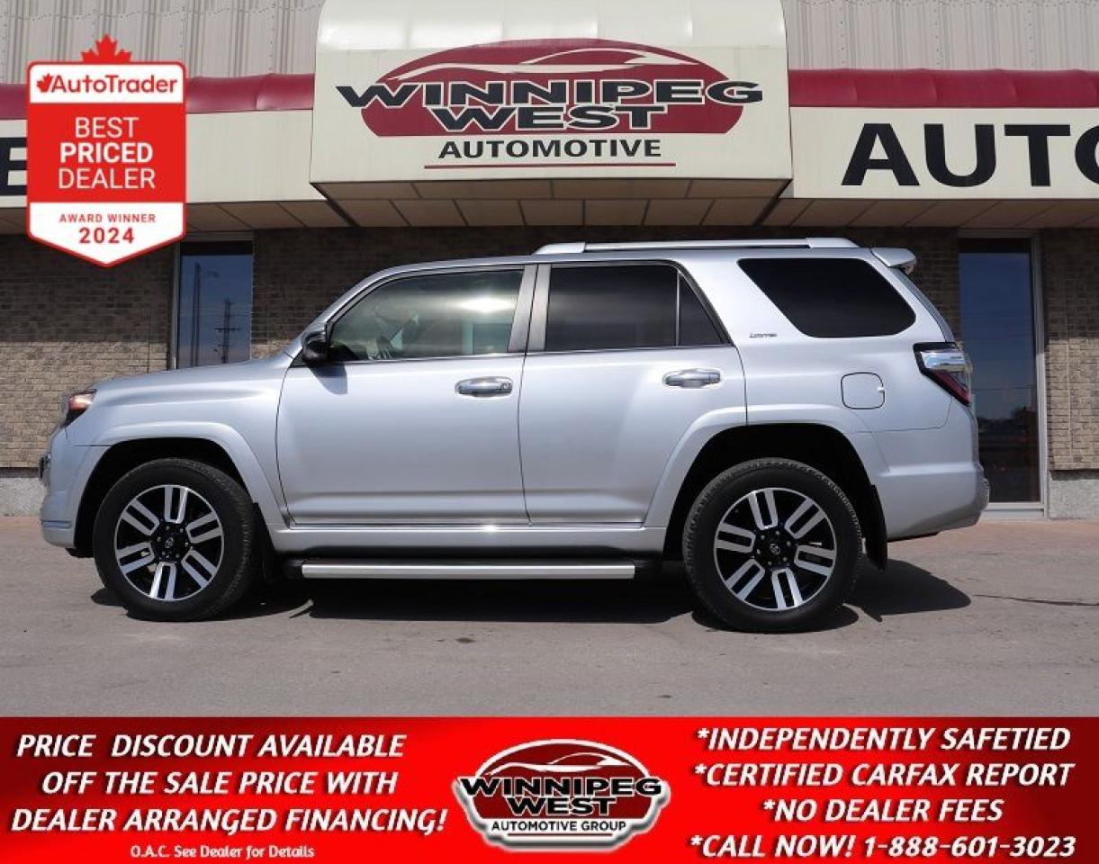 Used 2018 Toyota 4Runner LIMITED V6 4X4, NAV ,ROOF, LEATHER, FLAWLESS/65KMS for sale in Headingley, MB