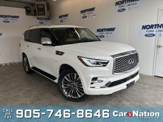 Used 2019 Infiniti QX80 V8 | AWD | LEATHER | SUNROOF | DVDS | NAV | 8 PASS for sale in Brantford, ON
