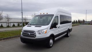 2019 Ford Transit 350 Wagon HD High Roof 15 Passenger Van 148 Inches Wheel Base Diesel Dually, Extended 3.2L L5 DIESEL engine, 14 passengers + driver = 15 passengers, 3 door, automatic, RWD, cruise control, air conditioning, AM/FM radio, CD player, power door locks, backup camera, rear climate control, power windows, power mirrors, white exterior. $66,910.00 plus $375 processing fee, $67,285.00 total payment obligation before taxes.  Listing report, warranty, contract commitment cancellation fee, financing available on approved credit (some limitations and exceptions may apply). All above specifications and information is considered to be accurate but is not guaranteed and no opinion or advice is given as to whether this item should be purchased. We do not allow test drives due to theft, fraud and acts of vandalism. Instead we provide the following benefits: Complimentary Warranty (with options to extend), Limited Money Back Satisfaction Guarantee on Fully Completed Contracts, Contract Commitment Cancellation, and an Open-Ended Sell-Back Option. Ask seller for details or call 604-522-REPO(7376) to confirm listing availability.