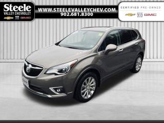 Value Market Pricing, Four wheel independent suspension, Heated door mirrors, Heated Driver & Front Passenger Seats, Memory seat, Remote keyless entry.Awards:* JD Power Canada Dependability Study Recent Arrival! Alloy Metallic 2019 Buick Envision Essence AWD 6-Speed Automatic 2.5L 4-Cylinder DGI DOHC VVT Come visit Annapolis Valleys GM Giant! We do not inflate our prices! We utilize state of the art live software technology to help determine the best price for our used inventory. That technology provides our customers with Fair Market Value Pricing!. Come see us and ask us about the Market Pricing Report on any of our used vehicles.Certified. GM Certified Details:* Current students, recent graduates and full/part-time students eligible for $500 student bonus offer on the purchase of an eligible certified pre-owned vehicle. Offer valid from January 4, 2023 - January 2, 2024. Certified PRE-OWNED OFFERS FOR CANADIAN NEWCOMERS. To make Canada feel more like home, were offering $500 off any eligible Certified Pre-Owned Chevrolet, Buick or GMC vehicle as a welcoming gift. Free 3-month SiriusXM Trial. 1-month OnStar Trial. GM Owner Centre and Mobile App* 150+ Point Inspection* 24/7 roadside assistance for 3 months or 5,000 km (whichever comes first)* 4.99% Financing for 24 Months On Eligible Certified Pre-Owned Models 24 Months - 4.99% 36 Months - 6.49% 48 Months - 6.49% 60 Months - 6.99% 72 Months - 6.99% 84 Months - 6.99%* Exchange policy is 30 days or 2,500 kilometres, whichever comes first* 3 months or 5,000 kilometres (whichever comes first) which can be extended or upgraded to an even more comprehensive Certified Pre-Owned Vehicle Protection PlanSteele Valley Chevrolet Buick GMC offers a wide range of new and used cars to Kentville drivers. Our vehicles undergo a 117-point check before being put out for sale, and they also come with a warranty and an auto-check certified history. We also provide concise financing options to you. If local dealerships in your vicinity do not have the models and prices you are looking for, look no further and head straight to Steele Valley Chevrolet Buick GMC. We will make sure that we satisfy your expectations and let you leave with a happy face.Reviews:* Owners and reviewers alike say the Envision delivers strongly on key attributes including a comfortable ride, low noise levels, and an overall smooth and easy-driving character. Strong styling and design are highly rated as well, and the Envision is commonly noted for its generous array of unique feature content, including built-in subscription-based Wi-Fi and OnStar. Source: autoTRADER.ca