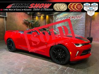 <strong>*** ONLY 15,000KMS!! AS NEW!! LOADED CAMARO 2LT CONVERTIBLE 50TH ANNIVERSARY!! *** LEATHER INTERIOR, HEATED/COOLED SEATS, BOSE PREMIUM STEREO!! *** 7 INCH TOUCHSCREEN, POWER CONVERTIBLE TOP!! *** </strong>Now this isnt something you see every day - a gorgeous race red 2017 Camaro with <strong>ONLY 15K </strong>on the clock!! Thats right - this unicorn was driven only 2,000kms/year. Looks, smells, and shows like new. Amazing condition - purchased new and serviced at Vickar Chevrolet right here in Winnipeg! How about options? This drop-top is loaded with them!! Fit with the 50th Anniversary Commemoration Package w/ tons of amazing factory upgrades like a sleek <strong>BLACK LEATHER INTERIOR</strong>......<strong>REMOTE START</strong>......<strong>BOSE PREMIUM STEREO</strong>......<strong>7 INCH MULTIMEDIA TOUCHSCREEN </strong>w/ Apple CarPlay & Android Auto......<b>HEATED SEATS</b>......<strong>A/C VENTILATED SEATS</strong>......Stunning <strong>LED </strong>Taillights......Dual <strong>POWER ADJUSTABLE SEATS </strong>w/ Lumbar Support......<strong>50TH ANNIVERSARY </strong>Sport Wheel w/ Media & Cruise Controls......Push Button Ignition......<strong>PADDLE SHIFTERS</strong>......Backup Camera......Auto-Dimming rear View Mirror......Electronic Parking Brake......Dual Power Adjustable Seats w/ Drivers Lumbar Support......Full Power <strong>CONVERTIBLE TOP </strong>(From inside the car or the key!)......Red Interior Accents......Graphics Package......<strong>LED </strong>Fog Lights......<strong>HID </strong>Projector Headlights......Rear Spoiler......<strong>QUAD-EXIT EXHAUST</strong>......<strong>335HP 3.6L V6 </strong>Engine......<strong>8-SPEED </strong>Automatic Transmission......<strong>20 INCH ALLOY RIMS </strong>w/ <strong>PIRELLI </strong>High Performance Tires!!<br /><br />This loaded Camaro comes with two sets of Keys & Fobs and only 15,000 Kilometers!! Now sale priced at just $35,600 with Financing & Extended Warranty available!!<br /><br /><br />Will accept trades. Please call (204)560-6287 or View at 3165 McGillivray Blvd. (Conveniently located two minutes West from Costco at corner of Kenaston and McGillivray Blvd.)<br /><br />In addition to this please view our complete inventory of used <a href=\https://www.autoshowwinnipeg.com/used-trucks-winnipeg/\>trucks</a>, used <a href=\https://www.autoshowwinnipeg.com/used-cars-winnipeg/\>SUVs</a>, used <a href=\https://www.autoshowwinnipeg.com/used-cars-winnipeg/\>Vans</a>, used <a href=\https://www.autoshowwinnipeg.com/new-used-rvs-winnipeg/\>RVs</a>, and used <a href=\https://www.autoshowwinnipeg.com/used-cars-winnipeg/\>Cars</a> in Winnipeg on our website: <a href=\https://www.autoshowwinnipeg.com/\>WWW.AUTOSHOWWINNIPEG.COM</a><br /><br />Complete comprehensive warranty is available for this vehicle. Please ask for warranty option details. All advertised prices and payments plus taxes (where applicable).<br /><br />Winnipeg, MB - Manitoba Dealer Permit # 4908                  <p>Sold to another happy customer</p>