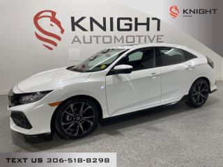 Used 2019 Honda Civic Hatchback Sport l Heated Seats l Turbo l Sunroof for sale in Moose Jaw, SK
