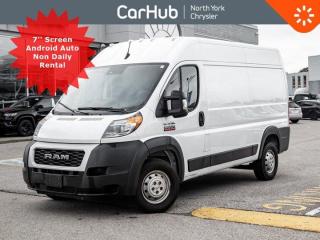This Ram ProMaster Cargo Van boasts a Regular Unleaded V-6 3.6 L/220 engine powering this Automatic transmission. Wheels: 16 Steel (STD), Transmission: 9-Speed Automatic (STD). Clean CARFAX! Our advertised prices are for consumers (i.e. end users) only. Not a former rental.   This Ram ProMaster Cargo Van Features the Following Options
Exterior Color: Bright White, Interior Color: Black interior / Black seats, Cloth front bucket seats, Engine: 3.6L Pentastar VVT V6 engine, Transmission: 9--speed automatic transmission. Full--Speed Forward Collision Warning Plus, Pedestrian/Cyclist emergency braking, Drowsy driver detection, Traffic Sign Recognition, ParkView Rear Back--Up Camera, Uconnect 5 with 7--inch display, Google Android Auto/Apple CarPlay capable, Hands--free phone and audio, SiriusXM satellite radio ready, Push--button start, Electric park brake, Electric power steering, Auxiliary power connection, Upfit interface connector, Crosswind assist, Brake Assist, All--Speed Traction Control, Electronic Stability Control, Electronic Roll Mitigation, Trailer Sway Control, Hill Start Assist, Brake--Lock Differential, Air Bags --Driver and Front--Passenger, Supplemental front seat--mounted side air bags, Supplemental side curtain front air bags, Heavy--duty 4--wheel anti--lock disc brakes, Heavy--duty suspension, Steering wheel--mounted audio controls, 12--volt auxiliary power outlet -- centre console, Air conditioning, Remote keyless entry, Speed--sensitive power locks, Power windows with front 1--touch down.   Call today or drop by for more information.   Please note the window sticker features options the car had when new -- some modifications may have been made since then. Please confirm all options and features with your CarHub Product Advisor.
 

 

Drive Happy with CarHub
*** All-inclusive, upfront prices -- no haggling, negotiations, pressure, or games

 

*** Purchase or lease a vehicle and receive a $1000 CarHub Rewards card for service.

 

*** 3 day CarHub Exchange program available on most used vehicles. Details: www.northyorkchrysler.ca/exchange-program/

 

*** 36 day CarHub Warranty on mechanical and safety issues and a complete car history report

 

*** Purchase this vehicle fully online on CarHub websites

 

 

Transparency Statement
Online prices and payments are for finance purchases -- please note there is a $750 finance/lease fee. Cash purchases for used vehicles have a $2,200 surcharge (the finance price + $2,200), however cash purchases for new vehicles only have tax and licensing extra -- no surcharge. NEW vehicles priced at over $100,000 including add-ons or accessories are subject to the additional federal luxury tax. While every effort is taken to avoid errors, technical or human error can occur, so please confirm vehicle features, options, materials, and other specs with your CarHub representative. This can easily be done by calling us or by visiting us at the dealership. CarHub used vehicles come standard with 1 key. If we receive more than one key from the previous owner, we include them with the vehicle. Additional keys may be purchased at the time of sale. Ask your Product Advisor for more details. Payments are only estimates derived from a standard term/rate on approved credit. Terms, rates and payments may vary. Prices, rates and payments are subject to change without notice. Please see our website for more details.
 