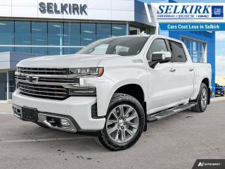 <b>Navigation,  Wireless Charging,  Leather Seats,  Cooled Seats,  Premium Audio!</b><br> <br>    Offering unprecedented power, efficiency and technology, this Chevy Silverado 1500 is designed to get the job done right the first time. This  2022 Chevrolet Silverado 1500 LTD is fresh on our lot in Selkirk. <br> <br>Redesigned in 2022 the Chevy Silverado 1500 is functional and ergonomic, suited for the work-site or family life. Bold styling throughout gives it amazing curb appeal and a dominating stance on the road, while the its smartly designed interior keeps every passenger in superb comfort and connectivity on any trip. With brawn, brains and reliability, this pickup was built by truck people, for truck people, and comes from the family of the most dependable, longest-lasting full-size pickups on the road. This  Crew Cab 4X4 pickup  has 36,073 kms. Its  iridescent pearl tricoat in colour  . It has a 10 speed automatic transmission and is powered by a  420HP 6.2L 8 Cylinder Engine. <br> <br> Our Silverado 1500 LTDs trim level is High Country. This top of the range 1500 High Country comes with an incredible amount of luxury and capability. It features premium leather seat with cooling, a remote engine start, wireless charging, a large 8 inch touch screen and navigation, wireless Apple CarPlay and Android Auto, Chevrolet MyLink and voice-activated technology, 12 way power seats with driver memory, exterior assist steps plus unique chrome and bronze exterior accents. This gorgeous truck also comes equipped with a premium Bose audio system, an HD rear view camera, spray on bedliner, a power lift and lower tailgate, power heated exterior mirrors, a leather wrapped steering wheel, forward collision alert, lane keep assist plus Ultrasonic front and rear park assist and so much more. This vehicle has been upgraded with the following features: Navigation,  Wireless Charging,  Leather Seats,  Cooled Seats,  Premium Audio,  Power Tailgate,  Chrome Accents. <br> <br>To apply right now for financing use this link : <a href=https://www.selkirkchevrolet.com/pre-qualify-for-financing/ target=_blank>https://www.selkirkchevrolet.com/pre-qualify-for-financing/</a><br><br> <br/><br>Selkirk Chevrolet Buick GMC Ltd carries an impressive selection of new and pre-owned cars, crossovers and SUVs. No matter what vehicle you might have in mind, weve got the perfect fit for you. If youre looking to lease your next vehicle or finance it, we have competitive specials for you. We also have an extensive collection of quality pre-owned and certified vehicles at affordable prices. Winnipeg GMC, Chevrolet and Buick shoppers can visit us in Selkirk for all their automotive needs today! We are located at 1010 MANITOBA AVE SELKIRK, MB R1A 3T7 or via phone at 204-482-1010.<br> Come by and check out our fleet of 80+ used cars and trucks and 210+ new cars and trucks for sale in Selkirk.  o~o