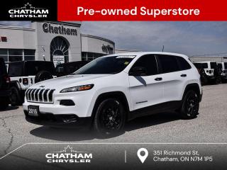 Used 2016 Jeep Cherokee Sport SPORT COLD WEATHER GROUP ONE OWNER for sale in Chatham, ON
