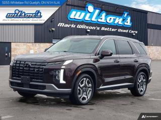 *This Hyundai Palisade Features the Following Options*Dealer Certified Pre-Owned. This Hyundai Palisade boasts a 3.8 L engine powering this Automatic transmission. Sunroof, Reverse Camera, Remote Start, Heated Steering Wheel, Air Conditioning, Adaptive Cruise Control, 8 passenger, Bluetooth, Heated Seats, Tilt Steering Wheel, Steering Radio Controls, Power Windows, Power Locks.*Visit Us Today *Stop by Mark Wilsons Better Used Cars located at 5055 Whitelaw Road, Guelph, ON N1H 6J4 for a quick visit and a great vehicle!60+ years of World Class Service!650+ Live Market Priced VEHICLES! ONE MASSIVE LOCATION!No unethical Penalties or tricks for paying cash!Free Local Delivery Available!FINANCING! - Better than bank rates! 6 Months No Payments available on approved credit OAC. Zero Down Available. We have expert licensed credit specialists to secure the best possible rate for you and keep you on budget ! We are your financing broker, let us do all the leg work on your behalf! Click the RED Apply for Financing button to the right to get started or drop in today!BAD CREDIT APPROVED HERE! - You dont need perfect credit to get a vehicle loan at Mark Wilsons Better Used Cars! We have a dedicated licensed team of credit rebuilding experts on hand to help you get the car of your dreams!WE LOVE TRADE-INS! - Top dollar trade-in values!SELL us your car even if you dont buy ours! HISTORY: Free Carfax report included.Certification included! No shady fees for safety!EXTENDED WARRANTY: Available30 DAY WARRANTY INCLUDED: 30 Days, or 3,000 km (mechanical items only). No Claim Limit (abuse not covered)5 Day Exchange Privilege! *(Some conditions apply)CASH PRICES SHOWN: Excluding HST and Licensing Fees.2019 - 2024 vehicles may be daily rentals. Please inquire with your Salesperson.