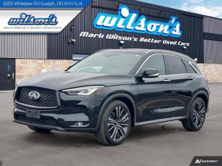 Used 2022 Infiniti QX50 LUXE I-LINE AWD, Leather, Pano Roof, Heated Seats, Power Seat, CarPlay + Android, New Tires & Brakes for sale in Guelph, ON