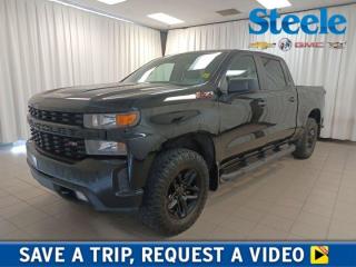 Take on the day with our 2019 Chevrolet Silverado 1500 Custom Crew Cab 4X4 in Black! Powered by a 5.3 Litre EcoTec3 V8 generating 355hp paired with a 6 Speed Automatic transmission with tow/haul mode. This Four Wheel Drive executes flawlessly to offer you approximately 10.2L/100km on the highway as well as plenty of muscle for work or play. Our Silverado 1500 is ruggedly handsome with its bold grille, locking tailgate, high-strength steel bed, and tough-as-nails wheels. Climb inside this dedicated Custom trim, and youll appreciate the quiet ride and thoughtfully designed cabin. Convenience features include remote keyless entry, power accessories, and a driver information center. Voice-activated Chevrolet MyLink radio, a colour touchscreen, Bluetooth, available satellite radio, and OnStar with available WiFi let you maintain a connection while behind the wheel. Our Chevrolet offers priceless peace of mind and security with Stabilitrak, ABS, daytime running lamps, a rear camera, and plenty of airbags. Capable of play, plenty strong for work, and tough enough for your family, this Silverado 1500 Custom is an excellent choice. Save this Page and Call for Availability. We Know You Will Enjoy Your Test Drive Towards Ownership! Steele Chevrolet Atlantic Canadas Premier Pre-Owned Super Center. Being a GM Certified Pre-Owned vehicle ensures this unit has been fully inspected fully detailed serviced up to date and brought up to Certified standards. Market value priced for immediate delivery and ready to roll so if this is your next new to your vehicle do not hesitate. Youve dealt with all the rest now get ready to deal with the BEST! Steele Chevrolet Buick GMC Cadillac (902) 434-4100 Metros Premier Credit Specialist Team Good/Bad/New Credit? Divorce? Self-Employed?