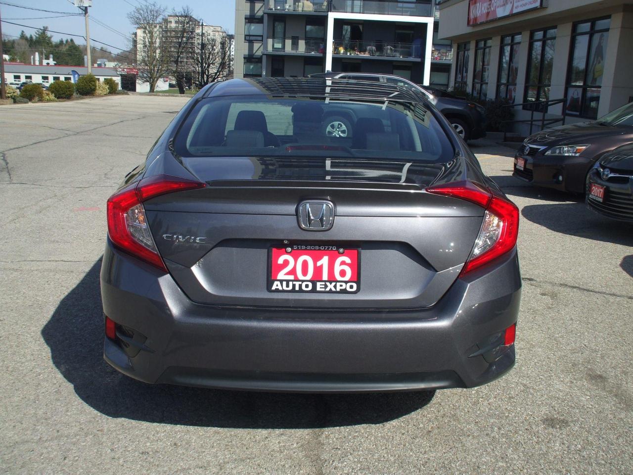 2016 Honda Civic EX-T,Sunroof,Turbo,Bluetooth,Alloys,Certifed,Fog's - Photo #4