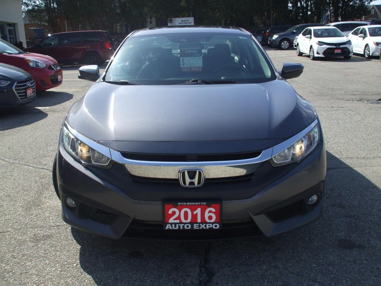 2016 Honda Civic EX-T,Sunroof,Turbo,Bluetooth,Alloys,Certifed,Fog's - Photo #8