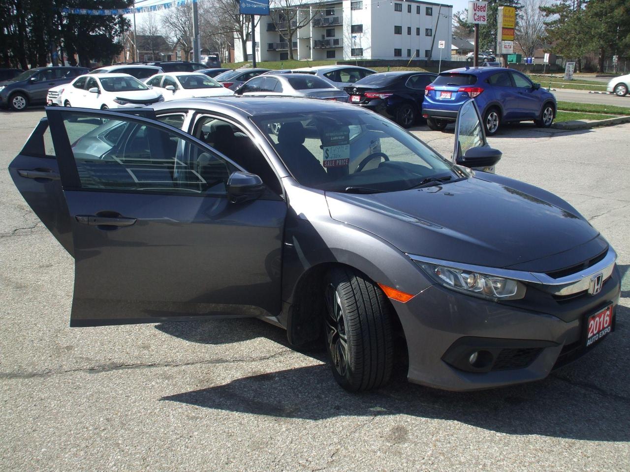 2016 Honda Civic EX-T,Sunroof,Turbo,Bluetooth,Alloys,Certifed,Fog's - Photo #24