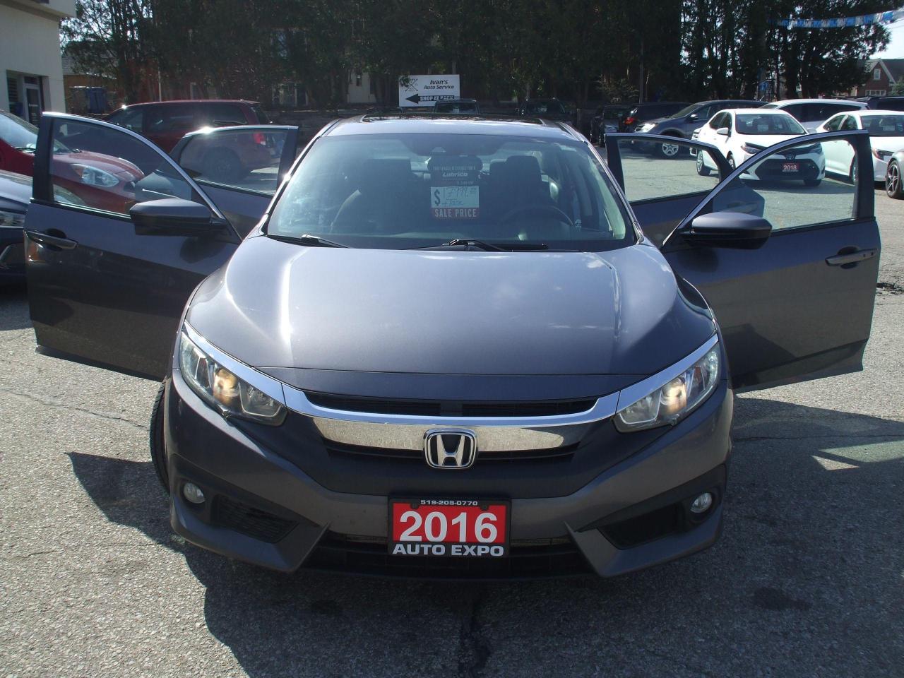 2016 Honda Civic EX-T,Sunroof,Turbo,Bluetooth,Alloys,Certifed,Fog's - Photo #25