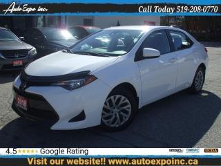 Used 2018 Toyota Corolla Auto,A/C,Bluetooth,Backup Camera,Certified,Low Kms for sale in Kitchener, ON