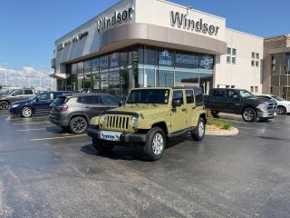 Used 2013 Jeep Wrangler Unlimited SAHARA | 6 - SPEED MANUAL for sale in Windsor, ON