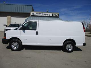 <p>6.0,auto,air,tilt,cruise,pw.pl. radio. Affordable cargo van, safetied, and a good start toward your camper conversion. Clean unit with only 93,400 MILES 150312 kms Runs and drives well. Only $11,500. Taxes extra. Motorland Enterprises. (204)895-7442 or text Cam @ (204) 290-1908 for an appt. to view. Dealer permit #9964.</p>