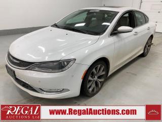 Used 2015 Chrysler 200 C for sale in Calgary, AB