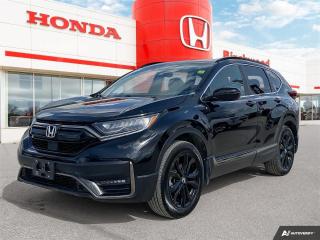 Used 2021 Honda CR-V Black Edition Accident Free | Local for sale in Winnipeg, MB