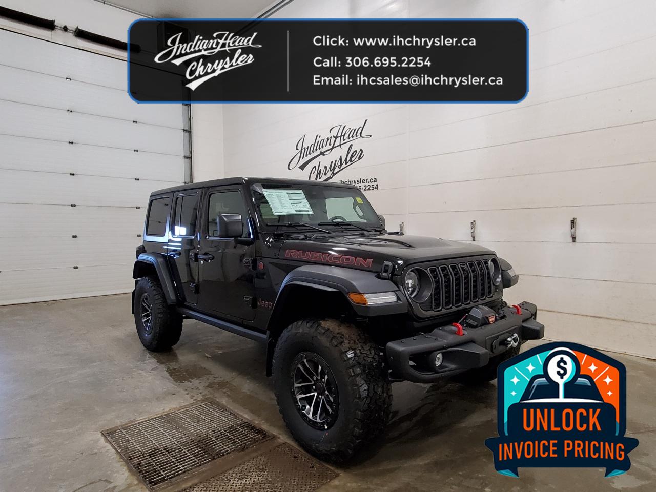 New 2024 Jeep Wrangler Rubicon -  Wi-Fi Hotspot for sale in Indian Head, SK