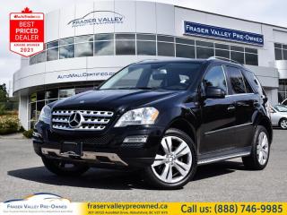 Used 2011 Mercedes-Benz ML-Class ML 350  - $143.92 /Wk for sale in Abbotsford, BC