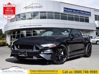 Used 2021 Ford Mustang GT  - Aluminum Wheels -  Power Seat - $156.89 /Wk for sale in Abbotsford, BC