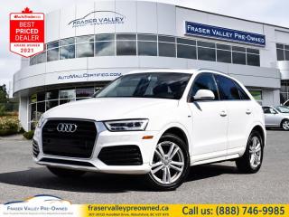 Used 2016 Audi Q3 2.0T Technik  - Sunroof -  Leather Seats - $115.23 for sale in Abbotsford, BC