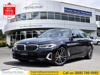 Used 2021 BMW 5 Series 530i xDrive  - Sunroof -  Heated Seats - $170.74 / for sale in Abbotsford, BC