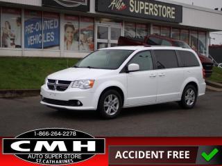 <b>GREAT FAMILY VEHICLE !! REAR CAMERA (MIRROR), STEERING WHEEL CONTROLS, CRUISE CONTROL, AUX PORT, POWER DRIVER SEAT, DUAL CLIMATE CONTROL, THIRD ROW STOW-N-GO, REAR A/C + HEATER, POWER GROUP, AIR CONDITIONING, 17-INCH ALLOY WHEELS</b><br>      This  2019 Dodge Grand Caravan is for sale today. <br> <br>With unbeatable value, this Grand Caravan offers a lot of options, versatility, and functionality at a phenomenal price. If you need a reliable, practical, and fuel efficient family hauler, then this Dodge Grand Caravan is your best bet. A real value for families, dont miss out on this amazing minivan.This  van has 81,324 kms. Its  white in colour  . It has an automatic transmission and is powered by a  283HP 3.6L V6 Cylinder Engine. <br> <br> Our Grand Caravans trim level is Crew. This Crew trim is made for taking the family on long trips. Chrome accents, aluminum wheels, touring suspension, power heated mirrors, power front windows with deep tint sunscreen glass, 2nd and 3rd row power windows, fuel economizer mode, fog lamps, and a roof rack system make sure you have all the style and convenience you need while 2nd row in floor Super Stow n Go seats, 3rd row Stow n Go seats with tailgate seating, a rear view camera, remote keyless entry, a multimedia radio with 6 speakers, a leather steering wheel with audio and cruise controls, power driver seat, automatic tri-zone climate control, and an electronic vehicle information center keep everything running smoothly and comfortably. <br> To view the original window sticker for this vehicle view this <a href=http://www.chrysler.com/hostd/windowsticker/getWindowStickerPdf.do?vin=2C4RDGDG5KR664332 target=_blank>http://www.chrysler.com/hostd/windowsticker/getWindowStickerPdf.do?vin=2C4RDGDG5KR664332</a>. <br/><br> <br>To apply right now for financing use this link : <a href=https://www.cmhniagara.com/financing/ target=_blank>https://www.cmhniagara.com/financing/</a><br><br> <br/><br>Trade-ins are welcome! Financing available OAC ! Price INCLUDES a valid safety certificate! Price INCLUDES a 60-day limited warranty on all vehicles except classic or vintage cars. CMH is a Full Disclosure dealer with no hidden fees. We are a family-owned and operated business for over 30 years! o~o