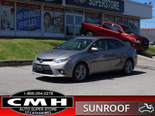 <b>RELIABLE SEDAN !! REAR CAMERA, BLUETOOTH, AUX + USB PORTS, STEERING WHEEL AUDIO CONTROLS, POWER SUNROOF, HEATED FRONT SEATS, POWER GROUP, AIR CONDITIONING, 16-INCH ALLOY WHEELS<br></b><br>      This  2014 Toyota Corolla is for sale today. <br> <br>For 2014 the Toyota Corolla has a new design while keeping its practical, responsible core values and adding a lot more flair. The new front-end design will likely impress those who are looking for a vehicle with an edgier feel. In addition to the redesigned bumpers, the 2014 Toyota Corolla come standard with LED headlights taking the Carolla to the next level in safety and style. The Corolla remains one of the better picks in this class for the safety-minded consumer. Safety equipment includes; front side airbags, side-curtain airbags, and active front head restraints all standard. This  sedan has 178,994 kms. Its  gray in colour  . It has an automatic transmission and is powered by a  132HP 1.8L 4 Cylinder Engine.  This vehicle has been upgraded with the following features: Back Up Camera, Bluetooth, Sunroof, Heated Front Seats, Steering Wheel Controls, Cruise, Air. <br> <br>To apply right now for financing use this link : <a href=https://www.cmhniagara.com/financing/ target=_blank>https://www.cmhniagara.com/financing/</a><br><br> <br/><br>Trade-ins are welcome! Financing available OAC ! Price INCLUDES a valid safety certificate! Price INCLUDES a 60-day limited warranty on all vehicles except classic or vintage cars. CMH is a Full Disclosure dealer with no hidden fees. We are a family-owned and operated business for over 30 years! o~o