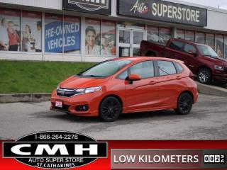 <b>ONLY 43,000 KMS !! REAR CAMERA, ADAPTIVE CRUISE CONTROL, LANE DEPARTURE/KEEPING, FRONT COLLISION SENSORS, APPLE CARPLAY, ANDROID AUTO, BLUETOOTH, STEERING WHEEL CONTROLS, USB PORTS, HEATED SEATS, 16-INCH ALLOY WHEELS</b><br>      This  2019 Honda Fit is for sale today. <br> <br>The 2019 Honda Fit has super-sporty styling to go along with its unmatched versatility and fun-to-drive attitude. Add in Hondas legendary handling and this is a ride youll want to brag about. This Honda Fit features impressive fuel consumption, 60/40 split rear Magic Seats thatll free up 1,492 litres of cargo space, while providing a sophisticated ride and high quality feel.This low mileage  hatchback has just 42,366 kms. Its  orange in colour  . It has an automatic transmission and is powered by a  128HP 1.5L 4 Cylinder Engine.  This vehicle has been upgraded with the following features: Back Up Camera, Lane Departure Warning, Laser Cruise, Forward Crash Sensor, Bluetooth, Heated Front Seats, Steering Wheel Controls. <br> <br>To apply right now for financing use this link : <a href=https://www.cmhniagara.com/financing/ target=_blank>https://www.cmhniagara.com/financing/</a><br><br> <br/><br>Trade-ins are welcome! Financing available OAC ! Price INCLUDES a valid safety certificate! Price INCLUDES a 60-day limited warranty on all vehicles except classic or vintage cars. CMH is a Full Disclosure dealer with no hidden fees. We are a family-owned and operated business for over 30 years! o~o