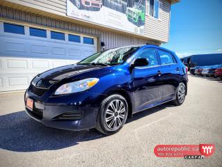Used 2010 Toyota Matrix Certified Extended Warranty Gas Saver for sale in Orillia, ON