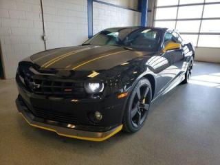 **HOT TRADE ALERT!!** 2011 Chevrolet Camaro 2SS.  The 2SS adds Boston Acoustics premium stereo, Bluetooth connectivity, wheel-mounted audio controls, USB port, Head-Up Display, cargo net, multifunction gauge, auto-dimming rearview mirror, heated mirrors with drivers side auto-dimming, heated leather seats, and garage door opener.

After this vehicle came in on trade, we had our fully certified Pre-Owned Ford mechanic perform a mechanical inspection. This vehicle passed the certification with flying colors. After the mechanical inspection and work was finished, we did a complete detail including sterilization and carpet shampoo.