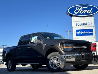 <b>18 inch Chrome-Like PVD Wheels, Tailgate Step, Spray-In Bed Liner!</b><br> <br> <br> <br>  Thia 2024 F-150 is a truck that perfectly fits your needs for work, play, or even both. <br> <br>Just as you mould, strengthen and adapt to fit your lifestyle, the truck you own should do the same. The Ford F-150 puts productivity, practicality and reliability at the forefront, with a host of convenience and tech features as well as rock-solid build quality, ensuring that all of your day-to-day activities are a breeze. Theres one for the working warrior, the long hauler and the fanatic. No matter who you are and what you do with your truck, F-150 doesnt miss.<br> <br> This darkened bronze Crew Cab 4X4 pickup   has a 10 speed automatic transmission and is powered by a  400HP 5.0L 8 Cylinder Engine.<br> <br> Our F-150s trim level is XLT. This XLT trim steps things up with running boards, dual-zone climate control and a 360 camera system, along with great standard features such as class IV tow equipment with trailer sway control, remote keyless entry, cargo box lighting, and a 12-inch infotainment screen powered by SYNC 4 featuring voice-activated navigation, SiriusXM satellite radio, Apple CarPlay, Android Auto and FordPass Connect 5G internet hotspot. Safety features also include blind spot detection, lane keep assist with lane departure warning, front and rear collision mitigation and automatic emergency braking. This vehicle has been upgraded with the following features: 18 Inch Chrome-like Pvd Wheels, Tailgate Step, Spray-in Bed Liner. <br><br> View the original window sticker for this vehicle with this url <b><a href=http://www.windowsticker.forddirect.com/windowsticker.pdf?vin=1FTFW3L55RFA35144 target=_blank>http://www.windowsticker.forddirect.com/windowsticker.pdf?vin=1FTFW3L55RFA35144</a></b>.<br> <br>To apply right now for financing use this link : <a href=https://www.bourgeoismotors.com/credit-application/ target=_blank>https://www.bourgeoismotors.com/credit-application/</a><br><br> <br/> Incentives expire 2024-05-31.  See dealer for details. <br> <br>Discount on vehicle represents the Cash Purchase discount applicable and is inclusive of all non-stackable and stackable cash purchase discounts from Ford of Canada and Bourgeois Motors Ford and is offered in lieu of sub-vented lease or finance rates. To get details on current discounts applicable to this and other vehicles in our inventory for Lease and Finance customer, see a member of our team. </br></br>Discover a pressure-free buying experience at Bourgeois Motors Ford in Midland, Ontario, where integrity and family values drive our 78-year legacy. As a trusted, family-owned and operated dealership, we prioritize your comfort and satisfaction above all else. Our no pressure showroom is lead by a team who is passionate about understanding your needs and preferences. Located on the shores of Georgian Bay, our dealership offers more than just vehiclesits an experience rooted in community, trust and transparency. Trust us to provide personalized service, a diverse range of quality new Ford vehicles, and a seamless journey to finding your perfect car. Join our family at Bourgeois Motors Ford and let us redefine the way you shop for your next vehicle.<br> Come by and check out our fleet of 80+ used cars and trucks and 200+ new cars and trucks for sale in Midland.  o~o