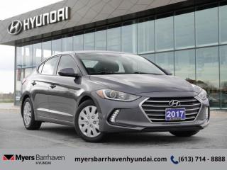 Used 2017 Hyundai Elantra GL  - Heated Seats - $123 B/W for sale in Nepean, ON