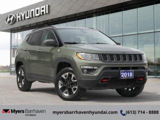 Used 2018 Jeep Compass Trailhawk  - Leather Seats for sale in Nepean, ON