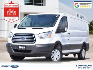 Safetied 2019 Ford Transit T-250 Low Roof Cargo Van equipped with a 3.7L V6 engine and an automatic transmission now available for sale at Kennedy Ford in Oakville, ON.Exterior: WhitePerks of purchasing this vehicle from Kennedy Ford include: non-commission sales representatives, market value pricing, CarFax report with every vehicle, 3 years of tire insurance (we will repair or replace the tire from damage caused by things such as nails/screws), our vehicles come with a safety certificate, in addition to the safety inspection we also complete a 52 point inspection, we use all Ford genuine parts when completing work on the vehicle - no cheap aftermarket parts! Our vehicles also come fully detailed upon delivery.   We offer financing for clients with all types of credit; our on-site financial services managers work closely with 11 different financial institutions to obtain our clients loan approvals.Want more information or to book a test drive? Submit an inquiry.   Google score of 4.6 stars! Experience our family-owned and operated atmosphere for yourself at our full-service Ford Dealership.   We are located at the corner of Dorval & Wyecroft Road in beautiful Oakville, ON, just south of the QEW.   280-South Service Road West Oakville, ON.SALES HOURS: Monday - Thursday : 9:00am - 7:00pm Friday: 9:00am - 6:00pm Saturday: 9:00am - 5:00pm Sunday: CLOSED Appointments are recommended to ensure we have the vehicle ready for when you arrive.   Submit an inquiry to book an appointment.