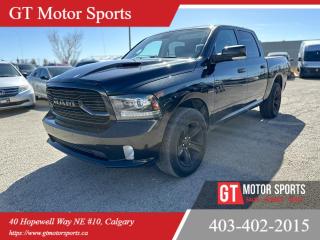 Used 2018 RAM 1500 SPORT | LEATHER | SUNROOF | $0 DOWN for sale in Calgary, AB