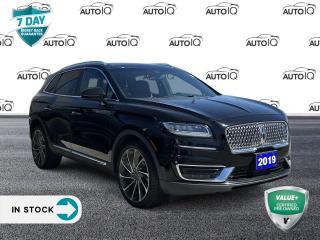 <p><strong>2019 Lincoln Nautilus Reserve</strong></p>

<p>4D Sport Utility 2.0L Turbocharged 8-Speed Automatic AWD</p>

<p>Odometer is 6580 kilometers below market average!</p>

<ul>
 <li>13 Speakers</li>
 <li>20" Wheels</li>
 <li>3.80 Axle Ratio</li>
 <li>4-Wheel Disc Brakes</li>
 <li>ABS brakes</li>
 <li>Adaptive Cruise Control w/Stop & Go</li>
 <li>Adaptive Steering</li>
 <li>Adaptive suspension</li>
 <li>Air Conditioning</li>
 <li>Alloy wheels</li>
 <li>AM/FM radio: SiriusXM</li>
 <li>Auto High-beam Headlights</li>
 <li>Auto tilt-away steering wheel</li>
 <li>Auto-dimming door mirrors</li>
 <li>Auto-dimming Rear-View mirror</li>
 <li>Automatic Rain-Sensing Wipers</li>
 <li>Automatic temperature control</li>
 <li>Block heater</li>
 <li>Brake assist</li>
 <li>Bumpers: body-colour</li>
 <li>CD player</li>
 <li>Collision Mitigation System</li>
 <li>Compass</li>
 <li>Delay-off headlights</li>
 <li>Driver door bin</li>
 <li>Driver vanity mirror</li>
 <li>Drivers Assistance Package</li>
 <li>Dual front impact airbags</li>
 <li>Dual front side impact airbags</li>
 <li>Electronic Stability Control</li>
 <li>Emergency communication system: SYNC 3 911 Assist</li>
 <li>Equipment Group 300A</li>
 <li>Exterior Parking Camera Rear</li>
 <li>Four wheel independent suspension</li>
 <li>Front anti-roll bar</li>
 <li>Front Bucket Seats</li>
 <li>Front dual zone A/C</li>
 <li>Front fog lights</li>
 <li>Front reading lights</li>
 <li>Fully automatic headlights</li>
 <li>Garage door transmitter</li>
 <li>Genuine wood console insert</li>
 <li>Genuine wood door panel insert</li>
 <li>Heated door mirrors</li>
 <li>Heated front seats</li>
 <li>Heated rear seats</li>
 <li>Heated Rear-Seats</li>
 <li>Heated Steering Wheel</li>
 <li>Heated steering wheel</li>
 <li>Illuminated entry</li>
 <li>Knee airbag</li>
 <li>Lane Centering Assist (LCA)</li>
 <li>Leather steering wheel</li>
 <li>Lincoln NAUTILUS Climate Package</li>
 <li>Low tire pressure warning</li>
 <li>Memory seat</li>
 <li>Navigation System</li>
 <li>Occupant sensing airbag</li>
 <li>Outside temperature display</li>
 <li>Overhead airbag</li>
 <li>Overhead console</li>
 <li>Panic alarm</li>
 <li>Passenger door bin</li>
 <li>Passenger vanity mirror</li>
 <li>Power door mirrors</li>
 <li>Power driver seat</li>
 <li>Power Liftgate</li>
 <li>Power moonroof: Panoramic Vista Roof</li>
 <li>Power passenger seat</li>
 <li>Power steering</li>
 <li>Power windows</li>
 <li>Premium Lthr-Trimmed Htd & Ventilated Bucket Seats</li>
 <li>Radio data system</li>
 <li>Radio: Revel Audio System w/HD Radio</li>
 <li>Rain sensing wipers</li>
 <li>Rear anti-roll bar</li>
 <li>Rear reading lights</li>
 <li>Rear window defroster</li>
 <li>Rear window wiper</li>
 <li>Remote keyless entry</li>
 <li>Roof rack: rails only</li>
 <li>Satin Roof Rack Side Rails w/o Crossbars</li>
 <li>Security system</li>
 <li>Speed control</li>
 <li>Speed-sensing steering</li>
 <li>Speed-Sensitive Wipers</li>
 <li>Split folding rear seat</li>
 <li>Spoiler</li>
 <li>Steering wheel memory</li>
 <li>Steering wheel mounted A/C controls</li>
 <li>Steering wheel mounted audio controls</li>
 <li>SYNC 3 Communications & Entertainment System</li>
 <li>Tachometer</li>
 <li>Telescoping steering wheel</li>
 <li>Tilt steering wheel</li>
 <li>Traction control</li>
 <li>Trip computer</li>
 <li>Turn signal indicator mirrors</li>
 <li>Ultra Comfort 22-Way Driver/Passenger Seats</li>
 <li>Variably intermittent wipers</li>
 <li>Ventilated front seats</li>
 <li>Wheels: 20" Premium Painted Bright Machined Alum</li>
 <li>Wheels: 21" Premium Painted Ultra-Bright</li>
 <li>Windshield Wiper De-Icer</li>
</ul>
<p> </p>

<h4>VALUE+ CERTIFIED PRE-OWNED VEHICLE</h4>

<p>36-point Provincial Safety Inspection<br />
172-point inspection combined mechanical, aesthetic, functional inspection including a vehicle report card<br />
Warranty: 30 Days or 1500 KMS on mechanical safety-related items and extended plans are available<br />
Complimentary CARFAX Vehicle History Report<br />
2X Provincial safety standard for tire tread depth<br />
2X Provincial safety standard for brake pad thickness<br />
7 Day Money Back Guarantee*<br />
Market Value Report provided<br />
Complimentary 3 months SIRIUS XM satellite radio subscription on equipped vehicles<br />
Complimentary wash and vacuum<br />
Vehicle scanned for open recall notifications from manufacturer</p>

<p>SPECIAL NOTE: This vehicle is reserved for AutoIQs retail customers only. Please, No dealer calls. Errors & omissions excepted.</p>

<p>*As-traded, specialty or high-performance vehicles are excluded from the 7-Day Money Back Guarantee Program (including, but not limited to Ford Shelby, Ford mustang GT, Ford Raptor, Chevrolet Corvette, Camaro 2SS, Camaro ZL1, V-Series Cadillac, Dodge/Jeep SRT, Hyundai N Line, all electric models)</p>

<p>INSGMT</p>