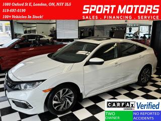 Used 2019 Honda Civic EX+Blind Spot Camera+Roof+New Tires+CLEAN CARFAX for sale in London, ON