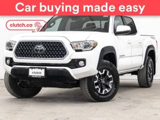 Used 2018 Toyota Tacoma TRD Offroad 4x4 Double Cab w/ Rearview Cam, Bluetooth, Nav for sale in Toronto, ON