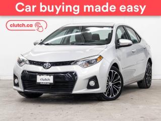 Used 2014 Toyota Corolla S w/ Technology Pkg w/ Rearview Cam, Bluetooth, Nav for sale in Toronto, ON
