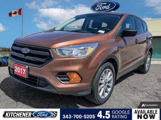 Used 2017 Ford Escape S A/C | BACKUP CAMERA | FWD for sale in Kitchener, ON