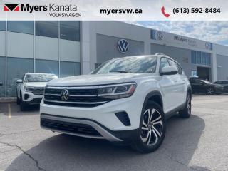 <b>Sunroof,  Leather Seats,  Cooled Seats,  Wireless Charging,  Apple CarPlay!</b><br> <br>  Compare at $42226 - Our Price is just $40996! <br> <br>   Go the distance with the 2022 Volkswagen Atlas, featuring rugged engineering and a refined driving experience. This  2022 Volkswagen Atlas is for sale today in Kanata. <br> <br>The 2022 Volkswagen Atlas is a premium family hauler that offers voluminous space for occupants and cargo, comfort, sophisticated safety and driver-assist technology. The exterior sports a bold design, with an imposing front grille, coherent body lines, and a muscular stance. On the inside, trim pieces are crafted with premium materials and carefully put together to ensure rugged build quality, with straightforward control layouts, ergonomic seats, and an abundance of storage space. With a bevy of standard safety technology that inspires confidence, the 2022 Volkswagen Atlas is an excellent option for a versatile and capable family SUV.This  SUV has 76,915 kms. Its  pure white in colour  . It has an automatic transmission and is powered by a  3.6L V6 24V GDI DOHC engine. <br> <br> Our Atlass trim level is Highline 3.6 FSI. This Atlas Highline 3.6 comes generously equipped with a higher tow rating, a panoramic power sunroof, power-adjustable heated and ventilated leather seats, a premium audio system, an upgraded 10.25 inch digital instrument cluster, and an 8 inch infotainment screen bundled with GPS navigation, Apple CarPlay, Android Auto, and SiriusXM satellite radio. Standard safety equipment includes adaptive cruise control, lane keep assist, blind-spot monitoring, and forward collision mitigation. Additional features include adaptive LED headlights, a power tailgate, tri- zone climate control, and even more. This vehicle has been upgraded with the following features: Sunroof,  Leather Seats,  Cooled Seats,  Wireless Charging,  Apple Carplay,  Android Auto,  Premium Audio. <br> <br>To apply right now for financing use this link : <a href=https://www.myersvw.ca/en/form/new/financing-request-step-1/44 target=_blank>https://www.myersvw.ca/en/form/new/financing-request-step-1/44</a><br><br> <br/><br>Backed by Myers Exclusive NO Charge Engine/Transmission for life program lends itself for your peace of mind and you can buy with confidence. Call one of our experienced Sales Representatives today and book your very own test drive! Why buy from us? Move with the Myers Automotive Group since 1942! We take all trade-ins - Appraisers on site - Full safety inspection including e-testing and professional detailing prior delivery! Every vehicle comes with a free Car Proof History report.<br><br>*LIFETIME ENGINE TRANSMISSION WARRANTY NOT AVAILABLE ON VEHICLES MARKED AS-IS, VEHICLES WITH KMS EXCEEDING 140,000KM, VEHICLES 8 YEARS & OLDER, OR HIGHLINE BRAND VEHICLES (eg.BMW, INFINITI, CADILLAC, LEXUS...). FINANCING OPTIONS NOT AVAILABLE ON VEHICLES MARKED AS-IS OR AS-TRADED.<br> Come by and check out our fleet of 40+ used cars and trucks and 120+ new cars and trucks for sale in Kanata.  o~o