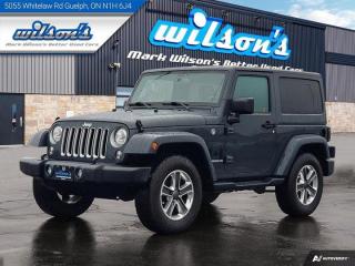 Used 2017 Jeep Wrangler Sahara 2DR 4WD V6 - Heated Leather, Navigation, Hard top, Tow Group & Much More! for sale in Guelph, ON