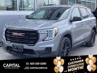 Used 2023 GMC Terrain SLE + PANOORAMIC SUNROOF + HEATED SEATS + DRIVER SAFETY PACKAGE + CARPLAY for sale in Calgary, AB