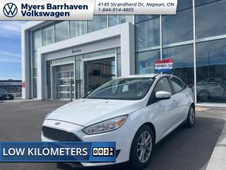 <b>Low Mileage, Bluetooth,  Cruise Control,  Steering Wheels Audio Controls,  Rear View Camera,  Remote Keyless Entry!</b><br> <br>    The Ford Focus is a smart, agile machine thats as efficient as it is fun to drive. This  2017 Ford Focus is fresh on our lot in Nepean. <br> <br>Most compact cars focus on value and efficiency, but this Ford Focus adds a fun to drive factor that comes as a pleasant surprise. An attractive car inside and out, the Ford Focus is a standout in a competitive segment. This low mileage  sedan has just 70,373 kms. Its  nice in colour  . It has an automatic transmission and is powered by a  2.0L I4 16V GDI DOHC engine.  It may have some remaining factory warranty, please check with dealer for details. <br> <br> Our Focuss trim level is SE Sedan. The SE trim is a great blend of features and value. This Focus includes features like SYNC infotainment with Bluetooth and an aux jack, 60/40 split rear folding seats to maximize cargo space, cruise control, power windows, steering wheel audio controls, two USB ports, remote keyless entry, aluminum wheels, and automatic halogen headlights. Safety features include blind spot mirrors, seven airbags, and more. This vehicle has been upgraded with the following features: Bluetooth,  Cruise Control,  Steering Wheels Audio Controls,  Rear View Camera,  Remote Keyless Entry. <br> To view the original window sticker for this vehicle view this <a href=http://www.windowsticker.forddirect.com/windowsticker.pdf?vin=1FADP3F29HL265703 target=_blank>http://www.windowsticker.forddirect.com/windowsticker.pdf?vin=1FADP3F29HL265703</a>. <br/><br> <br>To apply right now for financing use this link : <a href=https://www.barrhavenvw.ca/en/form/new/financing-request-step-1/44 target=_blank>https://www.barrhavenvw.ca/en/form/new/financing-request-step-1/44</a><br><br> <br/><br> Buy this vehicle now for the lowest bi-weekly payment of <b>$100.53</b> with $0 down for 84 months @ 7.99% APR O.A.C. ((Plus applicable taxes and fees - Some conditions apply to get approved at the mentioned rate)     ).  See dealer for details. <br> <br>We are your premier Volkswagen dealership in the region. If youre looking for a new Volkswagen or a car, check out Barrhaven Volkswagens new, pre-owned, and certified pre-owned Volkswagen inventories. We have the complete lineup of new Volkswagen vehicles in stock like the GTI, Golf R, Jetta, Tiguan, Atlas Cross Sport, Volkswagen ID.4 electric vehicle, and Atlas. If you cant find the Volkswagen model youre looking for in the colour that you want, feel free to contact us and well be happy to find it for you. If youre in the market for pre-owned cars, make sure you check out our inventory. If you see a car that you like, contact 844-914-4805 to schedule a test drive.<br> Come by and check out our fleet of 20+ used cars and trucks and 50+ new cars and trucks for sale in Nepean.  o~o
