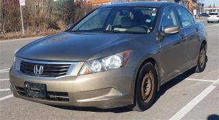 ACCIDENT-FREE CERTIFIED 2009 HONDA ACCORD, COOPER COLOR, V4 2.4l ENG IN. EXCELLENT CONDITION (WARRANTY INCLUDED ) <br/> <br/>  <br/> ONE OWNER <br/> CLEAN CARFAX <br/> SECOND SET OF TIRES (WINTER ON TIRES) <br/> <br/>  <br/> VICTORY MOTORS WILL PROUDLY SERVE YOU! THIS VEHICLE IS AN EXAMPLE OF THE GREAT QUALITY PRE-OWNED VEHICLES THAT WE HAVE READY FOR YOU TO ENJOY. <br/>   <br/> THE PRICE EXCLUDED TAX, CERTIFICATION & LICENSING  <br/>   <br/> THE PRICE INCLUDED WARRANTY FROM AUTOGARD FOR 12 MONTHS COVERING ENGINE / TRANSMISSION /DIFFERENTIAL (DEDUCTION 50/- EACH CLAIM) UNLIMITED CLAIMS <br/> <br/>  <br/> PLEASE FEEL FREE TO CALL FOR FURTHER INQUIRIES AND TEST DRIVE OR VISIT OUR WEBSITE  WWW.VICTORYMOTORS.CA, PHONE +1 416 452 7777 ADDRESS: 1000 DUNDAS ST E. MISSISSAUGA, L4Y 2 <br/>