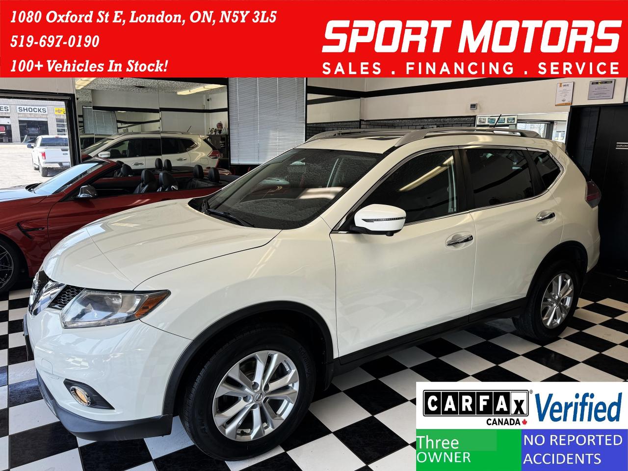 Used 2016 Nissan Rogue SV AWD TECH+NewBrakes+GPS+Remote Start+CLEANCARFAX for sale in London, ON