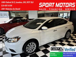Used 2019 Nissan Sentra SV+Tinted+Camera+ApplePlay+RemoteStart+CLEANCARFAX for sale in London, ON